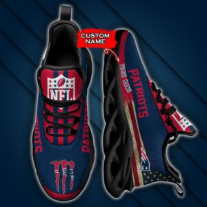NFL New England Patriots Max Soul Sneaker Custom Name Pod 42 M1RTT