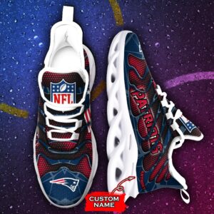 NFL New England Patriots Max Soul Sneaker Custom Name Ver 5