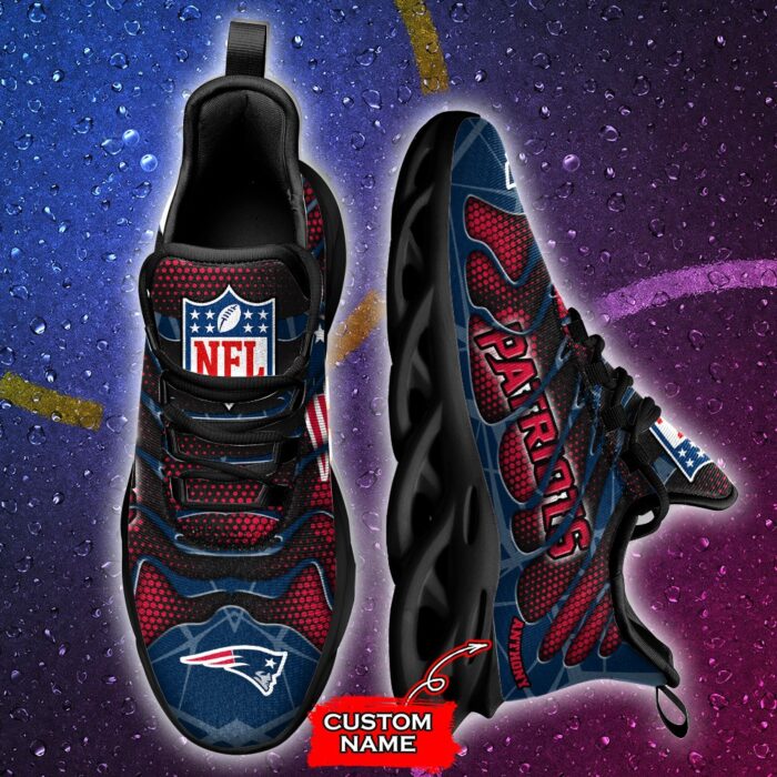 NFL New England Patriots Max Soul Sneaker Custom Name Ver 6