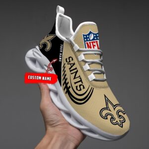 NFL New Orleans Saints Max Soul Sneaker Custom Name Ver 2