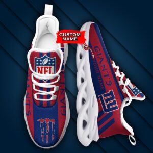 NFL New York Giants Max Soul Sneaker Custom Name 40M12