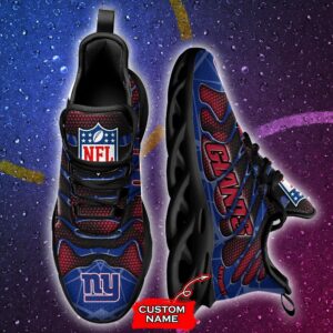 NFL New York Giants Max Soul Sneaker Custom Name Ver 6
