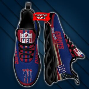 NFL New York Giants Max Soul Sneaker Monster Custom Name 42M12
