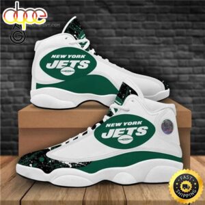 NFL New York Jets Air Jordan 13 Shoes for Fans