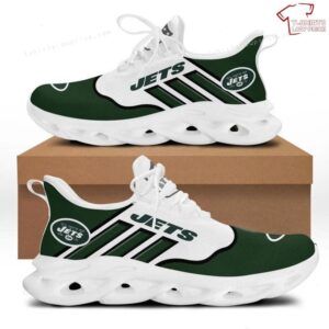 NFL New York Jets Green White Max Soul Sneakers Running Shoes