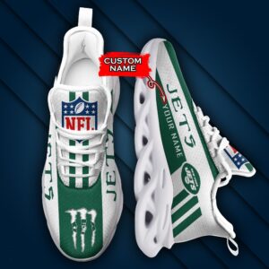 NFL New York Jets Max Soul Sneaker Custom Name 40M12