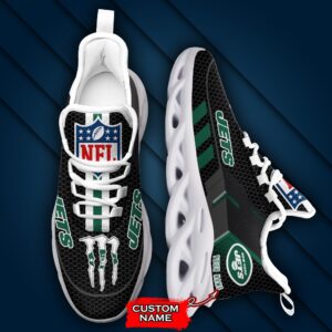 NFL New York Jets Max Soul Sneaker Custom Name 43M1