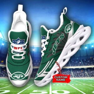 NFL New York Jets Max Soul Sneaker Custom Name 62M12