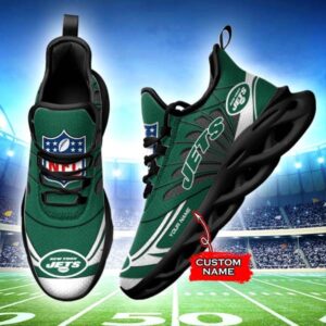NFL New York Jets Max Soul Sneaker Custom Name 62M12
