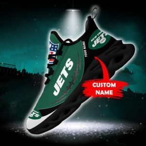 NFL New York Jets Personalized NFL Max Soul Shoes