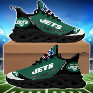 NFL New York Jets Personalized NFL Max Soul Shoes