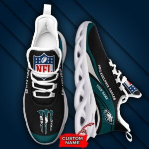 NFL Philadelphia Eagles Max Soul Sneaker Monster Custom Name Style 2