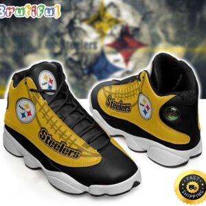 NFL Pittsburgh Steelers Air Jordan 13 Shoes V6