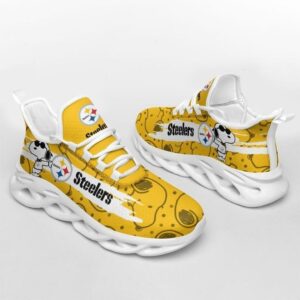 NFL Pittsburgh Steelers Golden Spoopy Max Soul Shoes