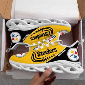 NFL Pittsburgh Steelers Max Soul Sneaker Custom Name Ver 2