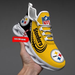 NFL Pittsburgh Steelers Max Soul Sneaker Custom Name Ver 2