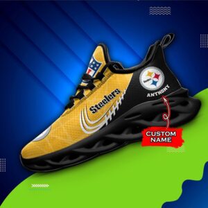 NFL Pittsburgh Steelers Max Soul Sneaker Custom Name Ver 3
