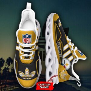 NFL Pittsburgh Steelers Max Soul Sneaker Custom Name Ver 4