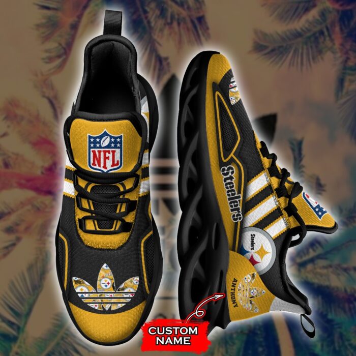 NFL Pittsburgh Steelers Max Soul Sneaker Custom Name Ver 4