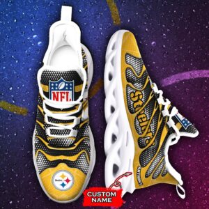NFL Pittsburgh Steelers Max Soul Sneaker Custom Name Ver 5
