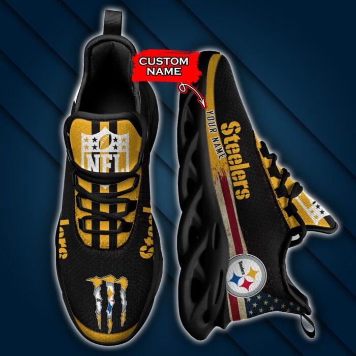NFL Pittsburgh Steelers Max Soul Sneaker Pod 42 M1RTT