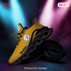 NFL Pittsburgh Steelers New Gold Color Max Soul Shoes