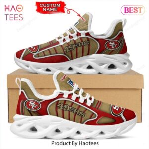NFL San Francisco 49ers Red Brown Max Soul Shoes