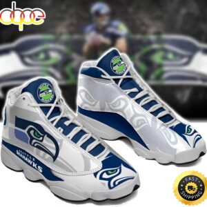 NFL Seattle Seahawks Air Jordan 13 Shoes V2