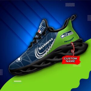 NFL Seattle Seahawks Max Soul Sneaker Custom Name Ver 3