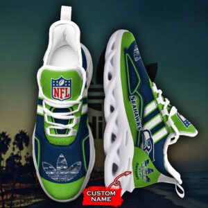NFL Seattle Seahawks Max Soul Sneaker Custom Name Ver 4