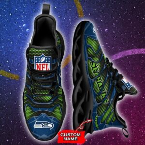 NFL Seattle Seahawks Max Soul Sneaker Custom Name Ver 5
