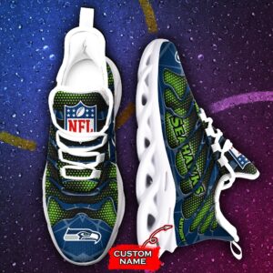 NFL Seattle Seahawks Max Soul Sneaker Custom Name Ver 5