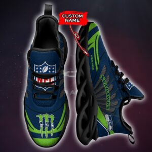 NFL Seattle Seahawks Max Soul Sneaker Custom Name Ver 8