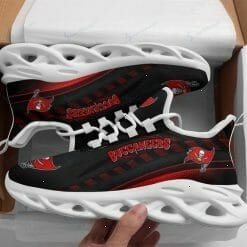 NFL Tampa Bay Buccaneers Black Red Max Soul Shoes