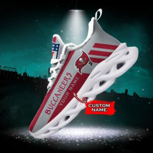 NFL Tampa Bay Buccaneers Max Soul Sneaker Custom Name 40M12