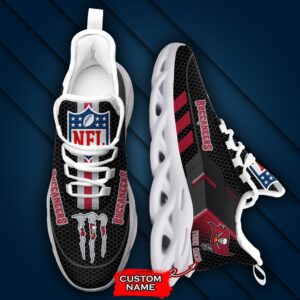 NFL Tampa Bay Buccaneers Max Soul Sneaker Custom Name 43M1
