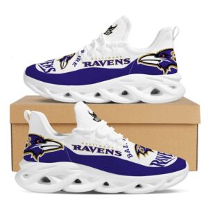 NFL Team Baltimore Ravens Fans Max Soul Shoes
