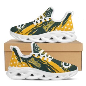 NFL Team Green Bay Packers Fans Max Soul Shoes