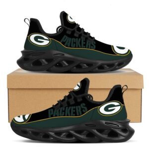 NFL Team Green Bay Packers Max Soul Shoes Fan Gift