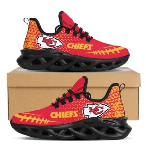 NFL Team Kansas City Chiefs Fans Max Soul Shoes for NFL Fans