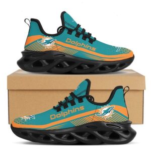 NFL Team Miami Dolphins Fans Max Soul Shoes Fan Gift