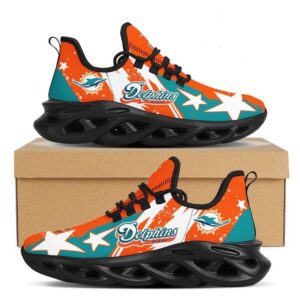 NFL Team Miami Dolphins Fans Max Soul Shoes for Fan