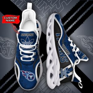 NFL Tennessee Titans Max Soul Sneaker Adidas Custom Name 35M12