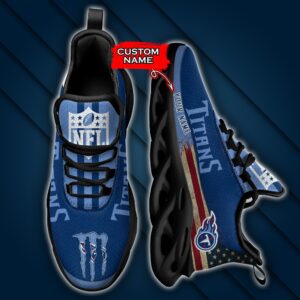 NFL Tennessee Titans Max Soul Sneaker Custom Name Pod 42 M1RTT