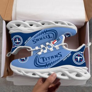 NFL Tennessee Titans Max Soul Sneaker Custom Name Ver 2