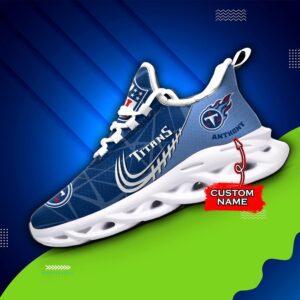 NFL Tennessee Titans Max Soul Sneaker Custom Name Ver 3