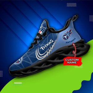 NFL Tennessee Titans Max Soul Sneaker Custom Name Ver 3