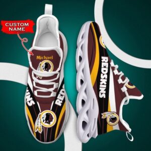 NFL Washington Redskins Custom Name Special Style Max Soul Shoes