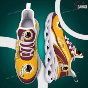 NFL Washington Redskins Golden Brown Max Soul Sneakers Running Shoes