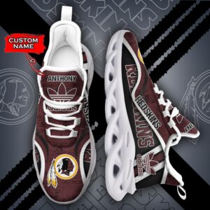 NFL Washington Redskins Max Soul Sneaker Adidas Custom Name 35M12